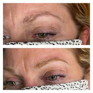 Eyeliner Tattoo result by Black Widow Brows in Hudson Falls, NY
