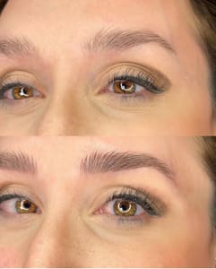 Eyeliner Tattoo result by Blade and Feather in Lansing, MI