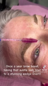 Eyeliner Tattoo result by Blade By Rae: Cosmetic Tattoo Artist in Clarksville, IN