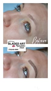 Eyeliner Tattoo result by Bladed Art beauty Ink in Las Vegas, NV