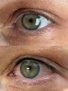 Eyeliner Tattoo result by Bladed Beauty Bar in Bushnell, FL
