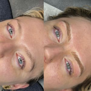 Eyeliner Tattoo result by Bladed Beauty in Rochester, NY