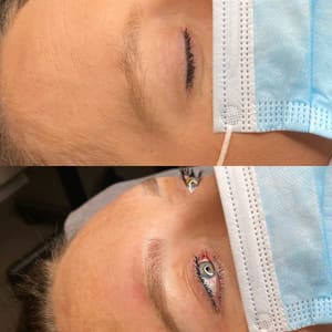 Eyeliner Tattoo result by Blades & Beauty LLC in Cincinnati, OH