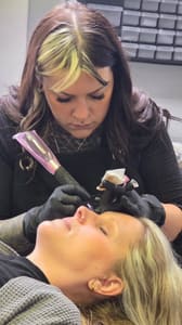 Eyeliner Tattoo result by Blades & Bevels in Harrisonburg, VA