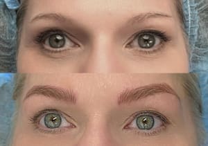 Eyeliner Tattoo result by Blessed With Ink in Clovis, CA