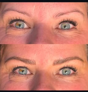 Eyeliner Tattoo result by Blonding & Blading in Minooka, IL