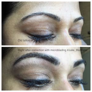 Eyeliner Tattoo result by Blu Water Day Spa - Awards Winning Full Service Day Spa in Kensington, MD