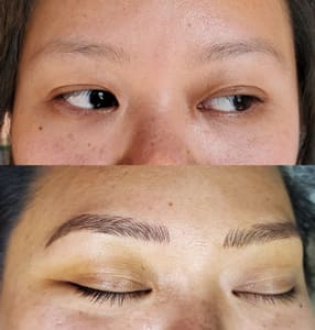 Eyeliner Tattoo result by Blush Bunny Permanent Makeup in La Verne, CA