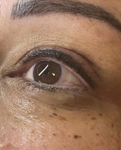 Eyeliner Tattoo result by Bodacious Beauty Bar in Great Falls, MT