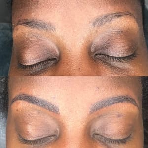 Eyeliner Tattoo result by Body Be Dazzled (Face & Body Art) in Plano, TX
