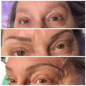 Eyeliner Tattoo result by Body of Courage LLC in Elkin, NC