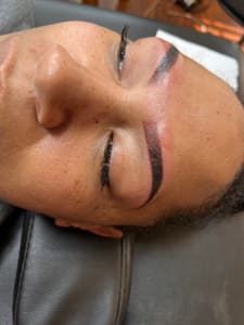 Eyeliner Tattoo result by Boujee Browz & Beauty Bar in New Orleans, LA
