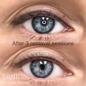 Eyeliner Tattoo result by Bratton Permanent Makeup, LLC in Sarasota, FL