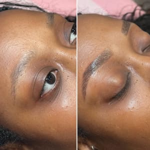 Eyeliner Tattoo result by Brazilian Wax Studio Gulch in Nashville, TN