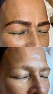 Eyeliner Tattoo result by Brooke’s Beauty Bar in White Oak, PA