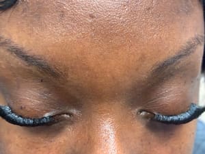 Eyeliner Tattoo result by Brow Art 23 Inside Franklin Park by Food Court Entrance in Toledo, OH