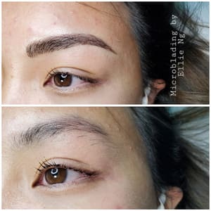 Eyeliner Tattoo result by Brow Bar Microblading in San Francisco, CA