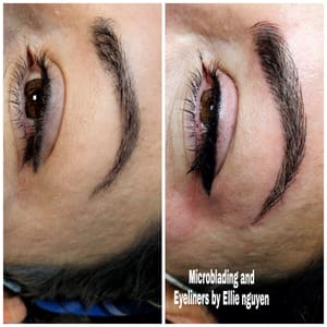 Eyeliner Tattoo result by Brow Bar Microblading in San Francisco, CA