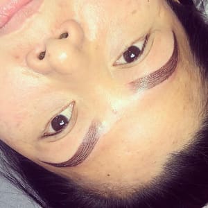 Eyeliner Tattoo result by Brow Belle Microblading Studio in Puyallup, WA