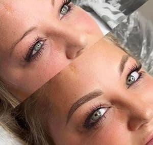 Eyeliner Tattoo result by Brow Bliss Studio in Tomball, TX