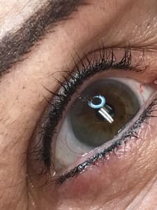 Eyeliner Tattoo result by Brow Design Microblading by Kim in Thibodaux, LA