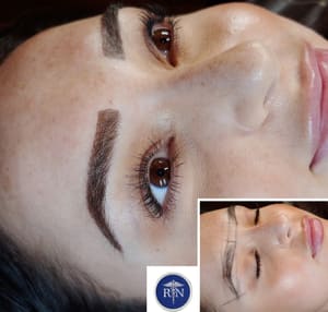 Eyeliner Tattoo result by Brow Microblading & Permanent Make-Up by Jenny Lynn, RN, BSN, CMS in Omaha, NE
