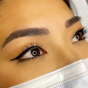 Eyeliner Tattoo result by Brow Nerd Atx in Austin, TX