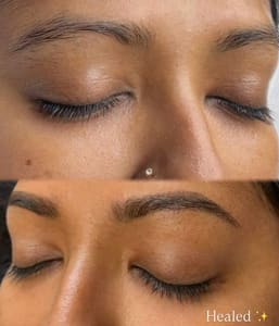 Eyeliner Tattoo result by Brow Studio By Leslie LLC in Alexandria, VA