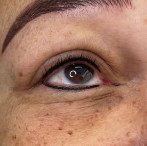 Eyeliner Tattoo result by BrowBae Permanent Makeup in Las Vegas, NV