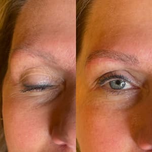 Eyeliner Tattoo result by BrowCo Lash & Brow Studio in Mitchell, SD