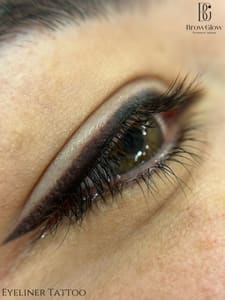 Eyeliner Tattoo result by BrowGlow Permanent Makeup in Houston, TX