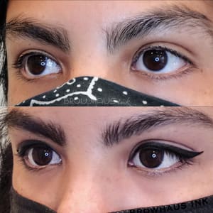 Eyeliner Tattoo result by Browhaus Ink in Brooklyn, NY