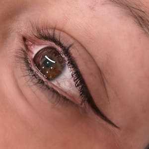 Eyeliner Tattoo result by Browqueen Microblading Semi-permanent Make-up & Esthetics in Fuquay Varina, NC