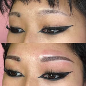 Eyeliner Tattoo result by Browrepublic Permanent Makeup Microblading Studio & School in Killeen, TX