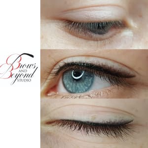 Eyeliner Tattoo result by Brows And Beyond Studio in Broadview Heights, OH