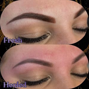 Eyeliner Tattoo result by Brows & Beauty by Brittney in Meadville, PA