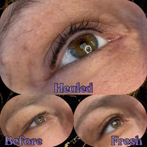 Eyeliner Tattoo result by Brows & Beauty by Brittney in Meadville, PA