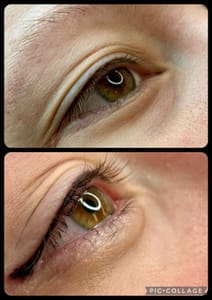 Eyeliner Tattoo result by Brows & Beauty by Brooke in Fremont, NE