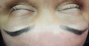 Eyeliner Tattoo result by Brows & Beauty by Crystal Blue in Lumberton, NC
