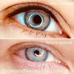 Eyeliner Tattoo result by Brows & Beyond in Leesburg, FL