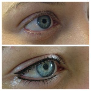 Eyeliner Tattoo result by Brows & Beyond in Leesburg, FL
