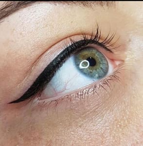 Eyeliner Tattoo result by Brows By A Bro- microblading and permanent make up training center. in Kingston, PA