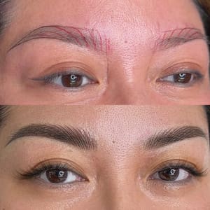 Eyeliner Tattoo result by Brows By Alee in Columbus, OH