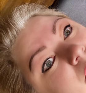 Eyeliner Tattoo result by Brows By Andrea in Danville, IL