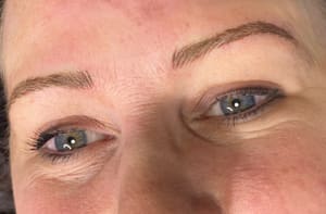 Eyeliner Tattoo result by Brows By Andrea in Danville, IL