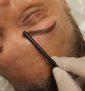 Eyeliner Tattoo result by Brows By Denise M. in Girard, OH