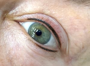 Eyeliner Tattoo result by Brows By Dew in Fayetteville, AR