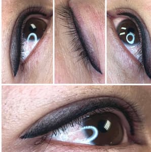 Eyeliner Tattoo result by Brows by Hally Tran at a Place of Joy in Findlay, OH