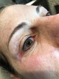 Eyeliner Tattoo result by Brows By Kira in Rohnert Park, CA