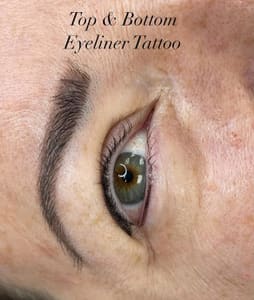 Eyeliner Tattoo result by Brows By Mylo- Permanent Cosmetics in Nazareth, PA